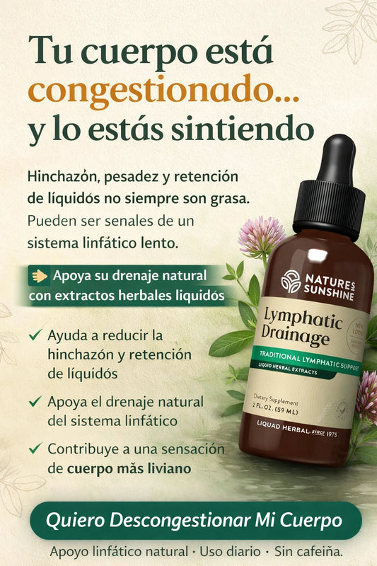 Nature’s Sunshine® Lymphatic Drainage | Drenaje Linfático y Descongestión Corporal